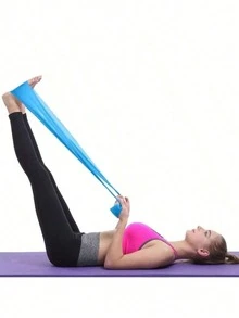 Multi-Level Flat Latex Resistance Bands, Fitness Stretching Bands, Yoga Pilates Home Workout Shaping Training Equipment - Multicolor - View 4