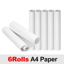 3/5/10 Rolls A4 White Thermal Printing Paper, 100/200/300 Sheets A4 Folded Thermal Paper, 210*30mm (8.3*1.2 Inches), Durable, Suitable For Portable Printers, Thicker And Brighter, Clearer Fonts, Better Printing Quality - A4 - View 14