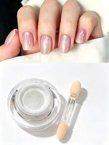 氣墊瓶裝極光美甲粉－美人魚極光效果，美甲亮粉裝飾，適合居家 DIY 與沙龍美甲 - 彩色 - 查看 7