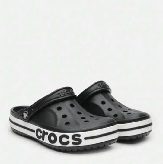 Crocs 크록스 바야 밴드 클로그 | 유니섹스 클래식 샌들 가볍고 슬립온 가능하며 물에 강한 편안한 데일리 슈즈 (Black) - 블랙 - 보기 1