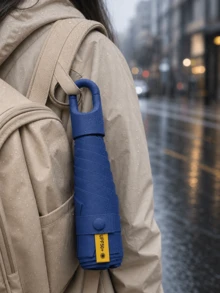 Women's 50% Off Mini Travel Umbrella, Compact And Lightweight, With Rotating Ring Handle, Portable Sun And Rain Umbrella, UV Protection, Sunproof And Waterproof, Essential Travel Accessory - A - View 3