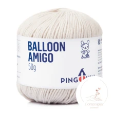 Fio/linha Balloon Amigo - Pingouin - 5797 - Centeio - Visão 2