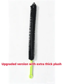 2件組排水管清理工具組，包含彈性管疏通器與刷子，水槽毛髮堵塞清除條，有效捕捉毛髮並清潔排水管，適用於廚房與浴室 - 綠色 - 查看 10