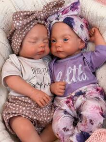 18 Inch Handmade Lifelike Soft Touch Baby Reborn Baby Doll Lifelike Newborn Doll For Birthday Gifts(Anatomically Accurate) - Silicone Doll - View 3