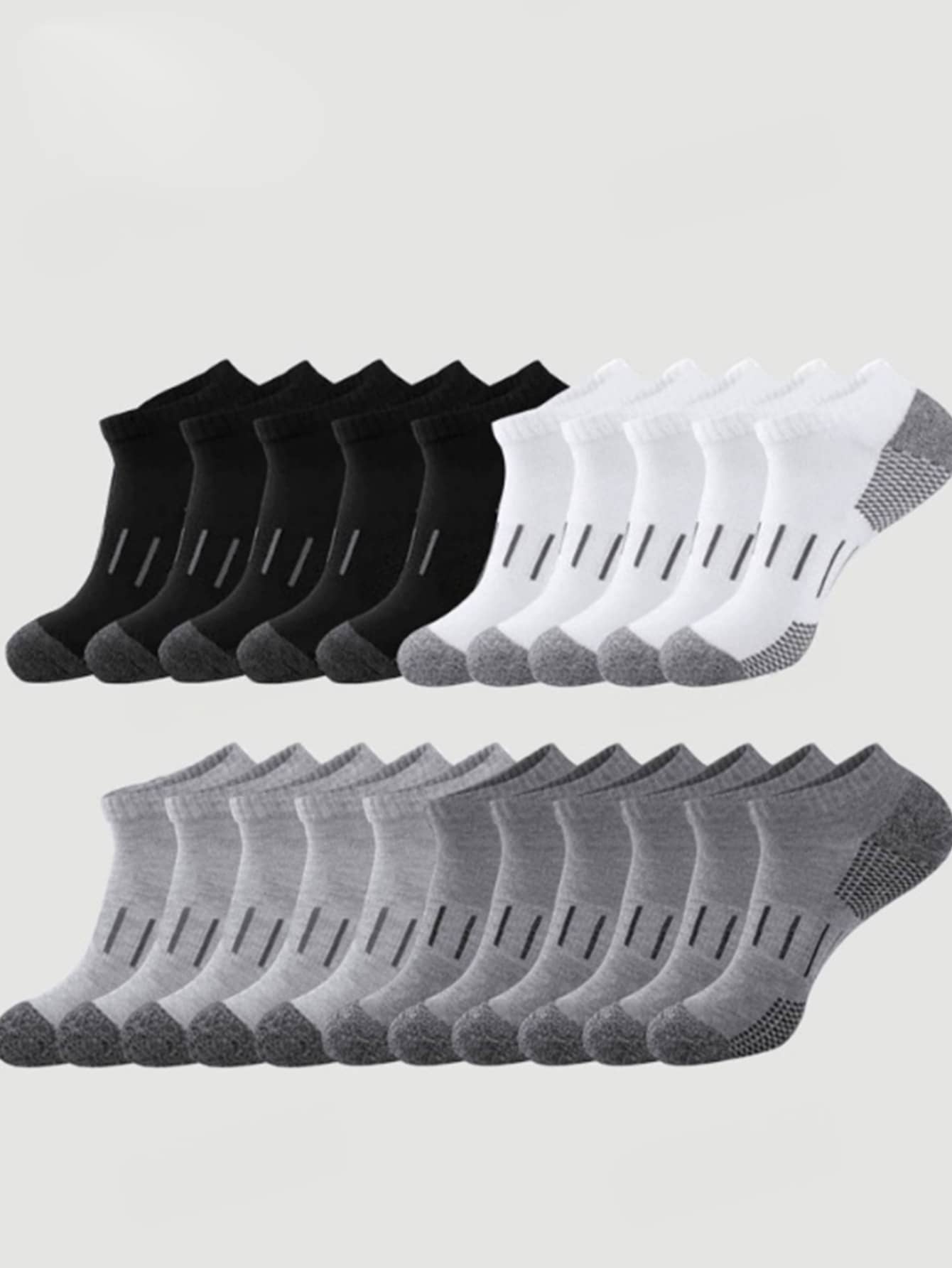 5/10/20 Kaos Kaki Olahraga Luar Ruangan, Kaos Kaki Pria, Kaos Kaki Lari - MultiWarna - View 1