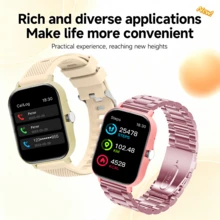 This Smartwatch Features Call/Message Notifications, A 260mAh Battery, New Watch Bands To Choose From, An Alarm Clock, Multiple Sports Modes, Music Playback, And More. It's A Perfect Christmas/Halloween Gift For Friends And Family. - View 4