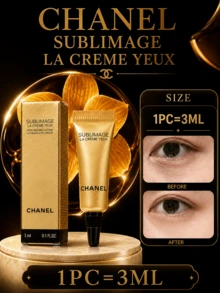 CHANEL Sublimage Eye Cream, 3ml, Repairs The Eye Contour, Reduces Tear Troughs, And Restores The 5 Key Points Of The Eye Area, Suitable For All Skin Types - Eye Cream - View 4