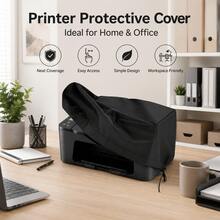 Printer Cover-5 Sizes Available, 2 Colours Available(Black/Grey), Heavyweight 300D Oxford Fabric, The Bottom Features A Drawstring Design, Applicable To Printer, Printers For Home Use, Hp Printer(Only The Protective Cover) - A - View 6