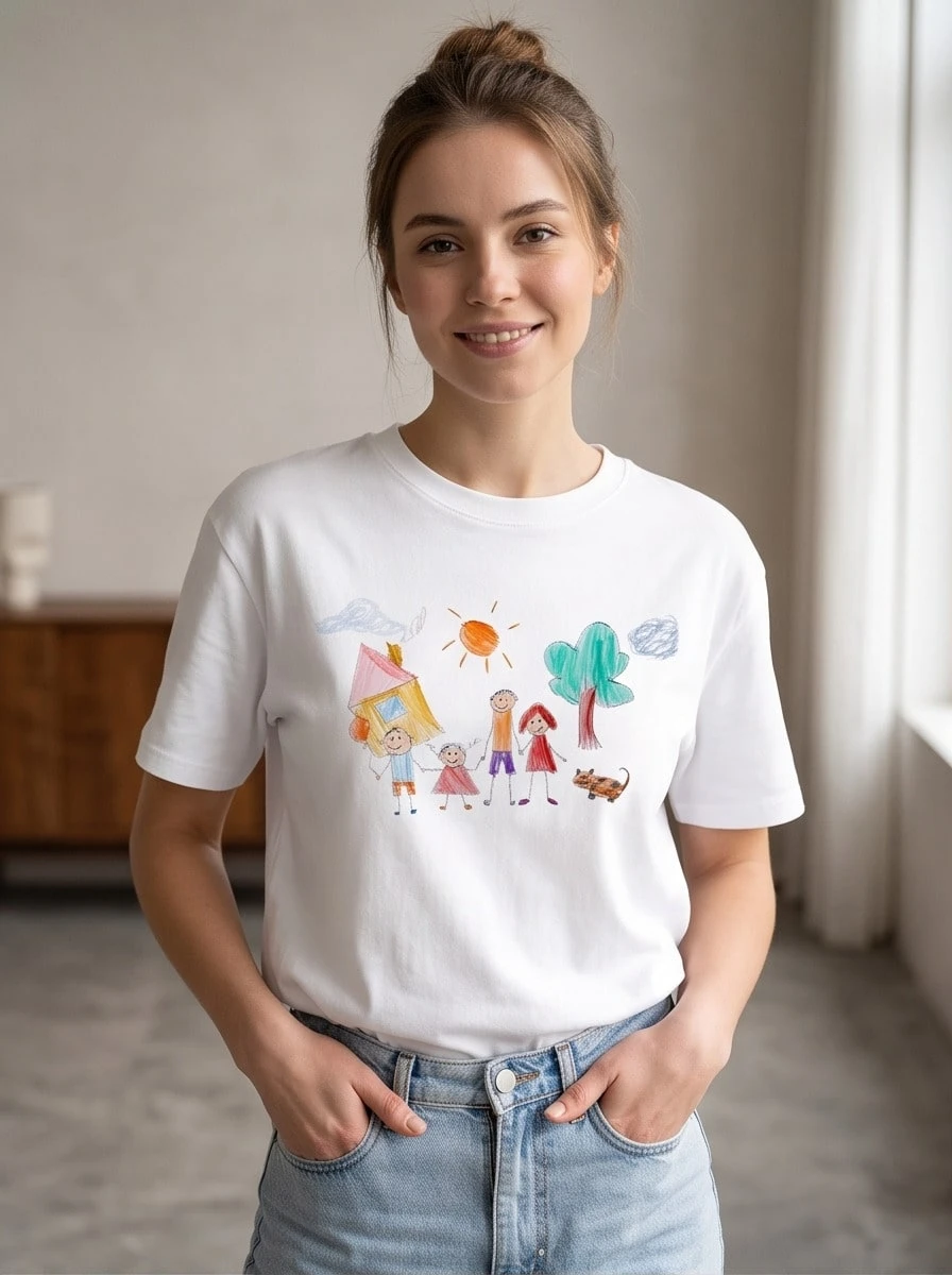 Women T-Shirts - 白色 - 查看 1