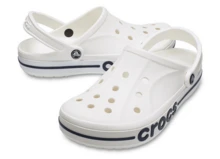 Crocs 크록스 바야 밴드 클로그 | 유니섹스 클래식 샌들 가볍고 슬립온 가능하며 물에 강한 편안한 데일리 슈즈 (White) - 화이트 - 보기 2