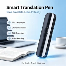 Karlak T10 Instant Voice Translator, Real-Time Two-Way Language Interpreter, Supports 130+ Global Languages, Pocket Portable Smart Translator Device, One-Click Translation For Overseas Travel, Business Meetings & Language Learning - Black - View 11