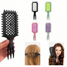 MASTERLEE 2pcs, Three-Pronged Pointed Tail Mesh Styling Comb, Heat-Resistant Hollow Blowout Comb, Volumizing Curly Hair Comb, Sectioning Hair Comb, Volumizing Hair Styling Comb, With Comb Storage Bag - Multicolor - View 5