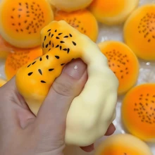 Sesame Egg Yolk Pastry Building Block Handmade Squeeze Toy, Crisp Cracking ASMR Sound Stress Relief Squeeze Ball, Sensory Toy For Relieving Stress And Anxiety - Multicolor - View 8