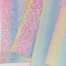 3pcs/Set Fusible Beads Sequin Fabric Iron-On Patch, Coarse Glitter Iron-On Patch With PU Leather, Suitable For 2.6mm And 5mm Beads, DIY Handmade Accessories - A - View 2