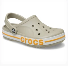 Crocs 크록스 바야 밴드 클로그 | 유니섹스 클래식 샌들 가볍고 슬립온 가능하며 물에 강한 편안한 데일리 슈즈 (Cobblestone) - 자갈 - 보기 1