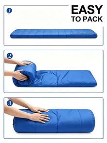 1pc Envelope Hooded Sleeping Bag With Storage Sack, Portable Windproof Warm Sleeping Bag, Lightweight Outdoor Camping Sleeping Bag For Travel Hiking Backpacking - Multicolor - View 6