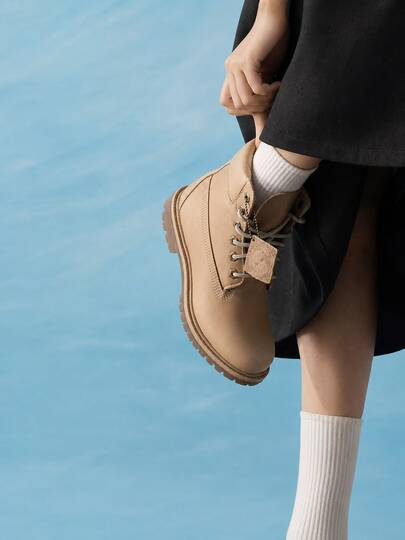 Timberland New Outdoor Casual Leather British Style Women's High-Top Martin Boots