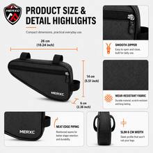 MERXC Brand Bicycle Triangle Bag Front Beam Bag Large Capacity Cycling Tool Storage Bag Frame Bag Top Tube Bag Storage Bag Suitable For MTB Mountain Road Bicycle - Multicolor - View 3