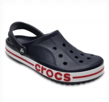 Crocs 크록스 바야 밴드 클로그 | 유니섹스 클래식 샌들 가볍고 슬립온 가능하며 물에 강한 편안한 데일리 슈즈 (Navy) - 네이비 - 보기 1