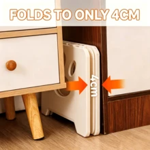1pc Adult Heavy Duty Folding Step Stool 9.5-10.5 Inches, Foldable Plastic Stool With Non-Slip Surface Suitable For Outdoor Camping Kitchen Bathroom Bedroom (Matcha Green) - Green - View 5