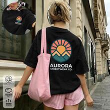 New Spring/Summer Arrival For Women: Elegant And Comfortable White Cotton Oversized T-Shirt With Ellesse Logo, Versatile For A Casual Urban Style - 黑色3 - 查看 1