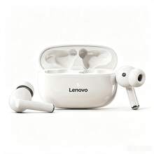 Lenovo TA210 無線藍牙耳機 - 長電池續航力、入耳式運動、ENC、4 麥克風智慧通話降噪、白色/月白色、黑色 - 禮品設計 - 月岩白 - 查看 1