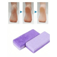 Foot Pumice Stone For Scrubbing Soles, Dead Skin Removal Tool, Foot Care And Nail Tools, Salon Foot Scrub Mat, Rubbing Board, Unisex Exfoliating Nail Tool, Foot Scrub Paste, Personal Home Cleaning And Care Tools - Purple - View 3