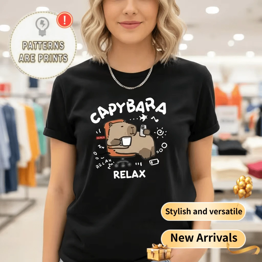 Women Outdoor Tees & Tanks - 黑色 - 查看 1