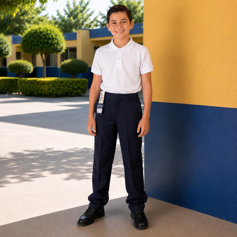 Tween Boys Sweater Pants - Navy Blue - View 1