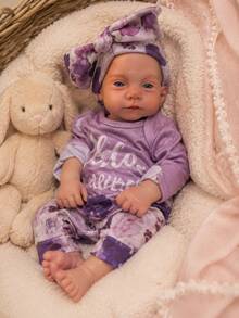 18 Inch Handmade Lifelike Soft Touch Baby Reborn Baby Doll Lifelike Newborn Doll For Birthday Gifts(Anatomically Accurate) - Silicone Doll - View 4