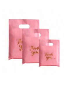 50 buah Tas Hadiah Terima Kasih, Tas Belanja Ritel - beraneka warna - View 6