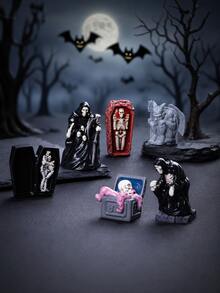 1:12 Halloween Miniature Model, Office Desk Decoration, Birthday Souvenir, Mini Scene Props And Photography Props, Halloween Props - Multicolor - View 16