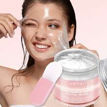 Collagen & Biotin Face Mask - Alcohol-Free, Deep Hydration, Improves Skin Elasticity, Brightens And Adds Radiance To Facial Skin, Collagen Mask - Multi-category - View 3