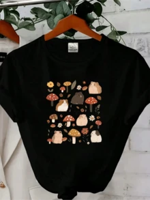 Women Outdoor Tees & Tanks - 黑色 - 查看 8