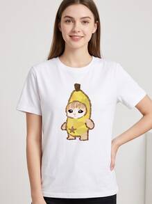 Women T-Shirts - 白色 - 查看 1