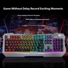 AULA Wired Anti-Ghosting Keyboard Mouse Headset Set 108-Key Computer Keyboard Suitable For PC Laptop Gaming Keyboard Mouse With RGB Lighting - View 12