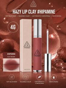 3CE HAZY LIP CLAY#HIPAMINE 4g，質地滑順不乾燥，可疊加顯色，適合黃色與白色膚色 - #HIPAMINE - 查看 2