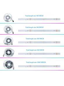 5pcs/3pcs/1pc, LED Light Strip With Switch, USB Powered Flexible Ceiling Light Strip With Button Switch, Warm White/White Light, Drill-Free Linear Light Strip Suitable For TV Backlight And Home Decor, Perfect For Weddings, Halloween, Christmas, Parties And More - White - View 7