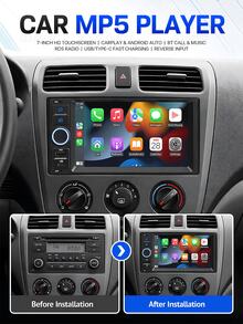 7 Inch Car MP5 Player Smart Bluetooth Interconnected Car Head Unit With Reverse Camera - MP5 Player - View 10