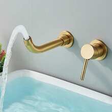 Bathtub Faucets - Brushed Gold - View 3