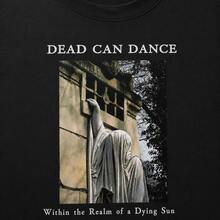 Local Warehouse Unisex Black T-Shirt Dead Can Dance Within The Realm Of A Dying Sun, 100% Cotton 180 G/M², Crew Neck, Short Sleeves, Relaxed Fit - Black - View 5