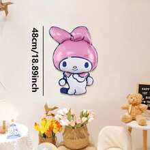 4pcs Medium-Sized Sanrio Shaped Aluminum Foil Balloons (Authorized By Genuine Sanrio), Suitable For Birthday Photography Backgrounds, Studio Decorations, Theme Events, And Outdoor Decorations Random Send - View 3