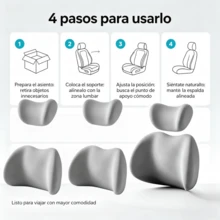 Car Neck & Lumbar Pillow - Multicolor - View 7