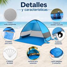 Camping Tents - Blue - View 3