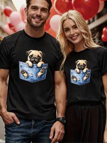 Camisetas de hombre - Negro - Ver 2