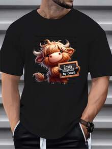 Camisetas de hombre - Negro - Ver 3