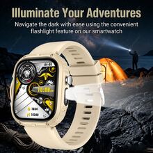 AQMWWG New Unisex Smart Sports Watch, Supports Multiple Languages, Wireless Calling/Message Reminder/Alarm/Music/Photo/Multiple Sports Modes, LED Outdoor Light, Customizable Watch Face, Ideal Gift Choice For Various Holidays. - View 2