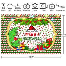 The Grinch Authorize Merry Christmas Children's Party Award Scene Birthday Party Background Banner. Christmas Themed Wall Decoration. Photo Background Garden Decor Outdoor. Ideal Choice For Celebration Events, Room Decoration, And Display Props - Multicolor - View 13