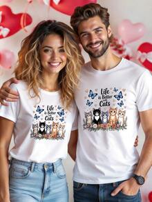 Men T-Shirts - 白色 - 查看 2