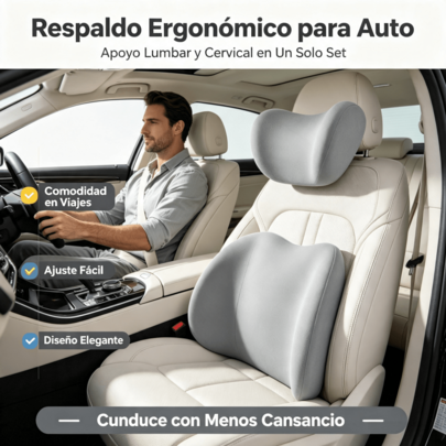 Car Neck & Lumbar Pillow